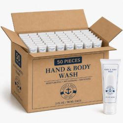 50 Bulk Yacht & Smith 2 In 1 Hand And Body Wash 3oz Bottle