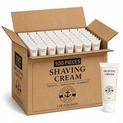 100 Bulk Yacht & Smith 2 Oz Shaving Cream Tube