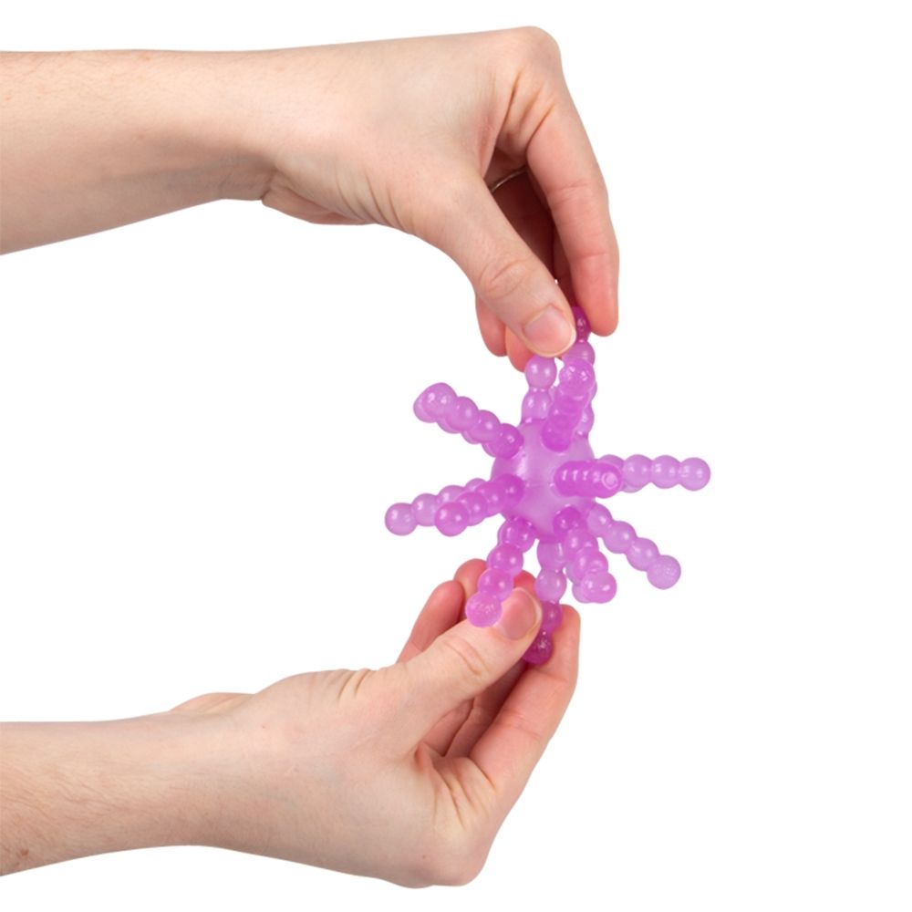 144 Bulk (t) 3.5" Glow In Dark Atomic Ball 12ct