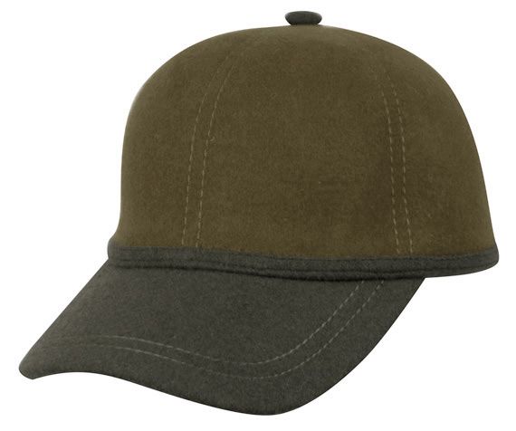 3 Bulk Wool Felt Plain Baseball Caps