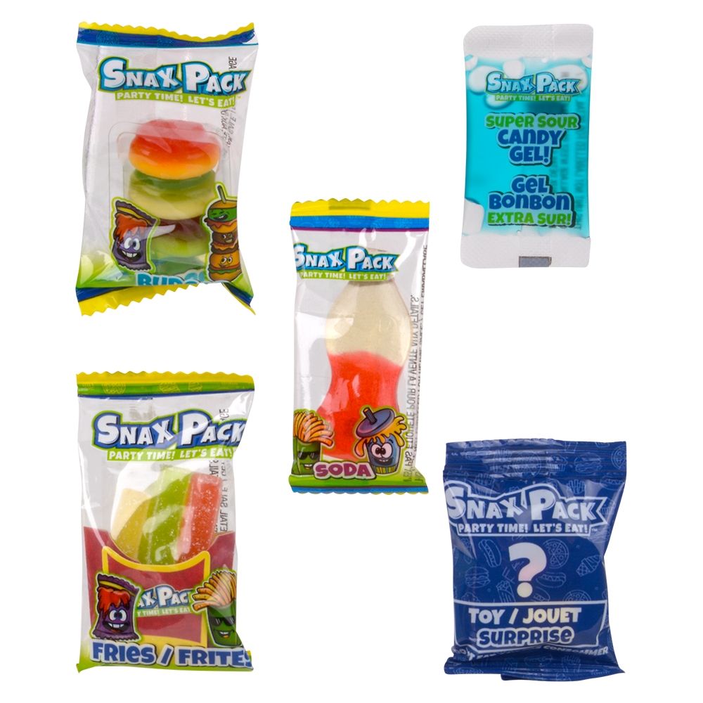 24 Bulk Snax Pack Toy & Candy 1.06oz