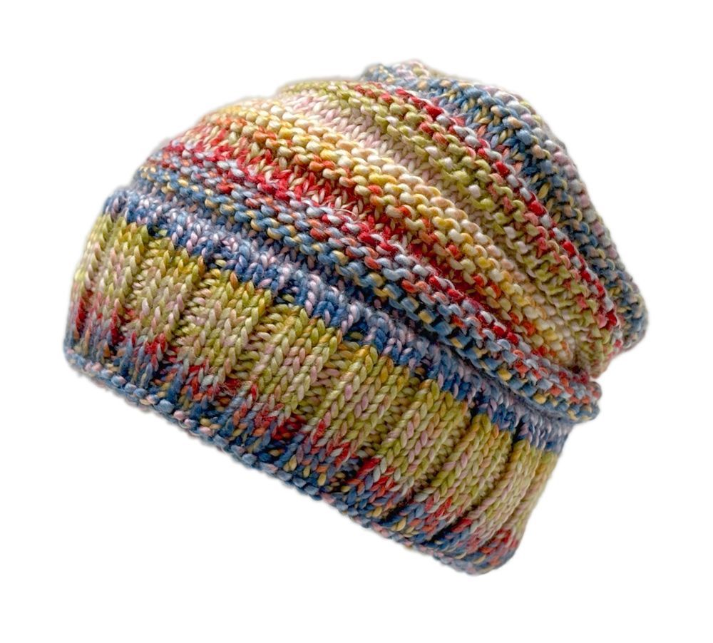12 Bulk Multi Color Slouchy Style Knit Beanie W/velvet Fur Lining Assorted