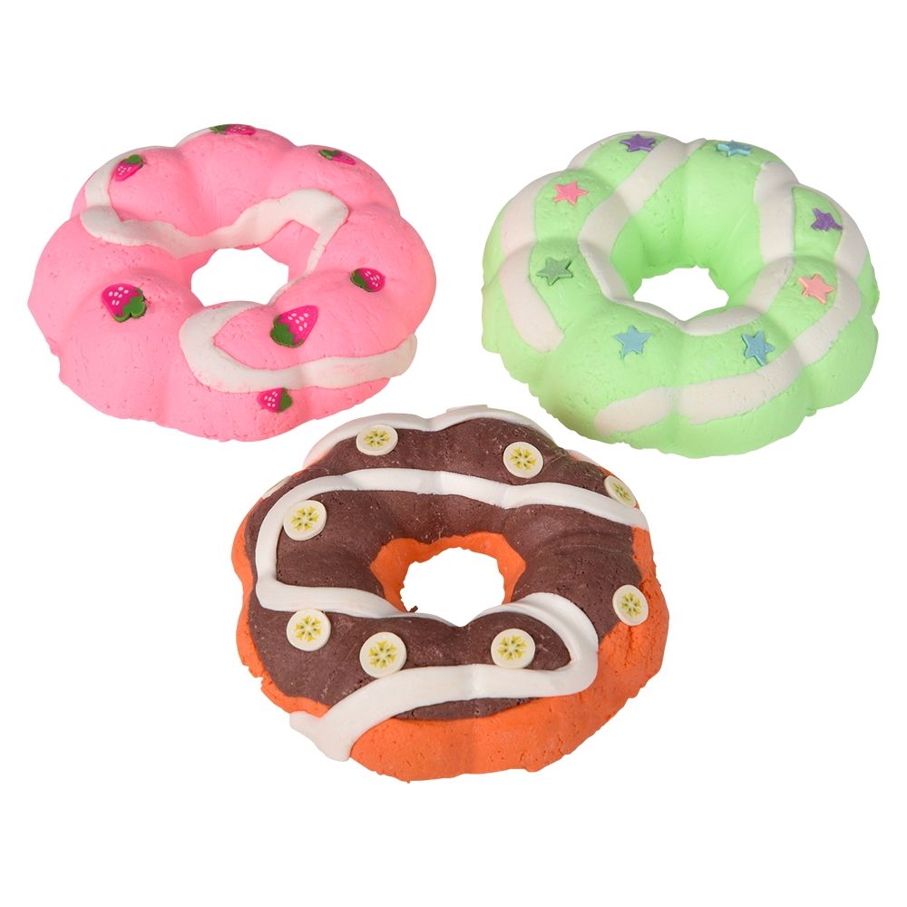 72 Bulk (t) 3.6" Donut Clay Slime 12ct