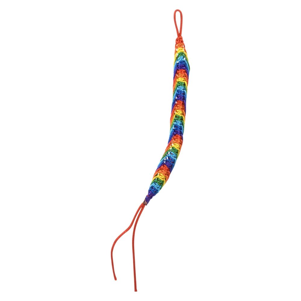 864 Bulk 7" Rainbow Chunky Friendship Bracelet