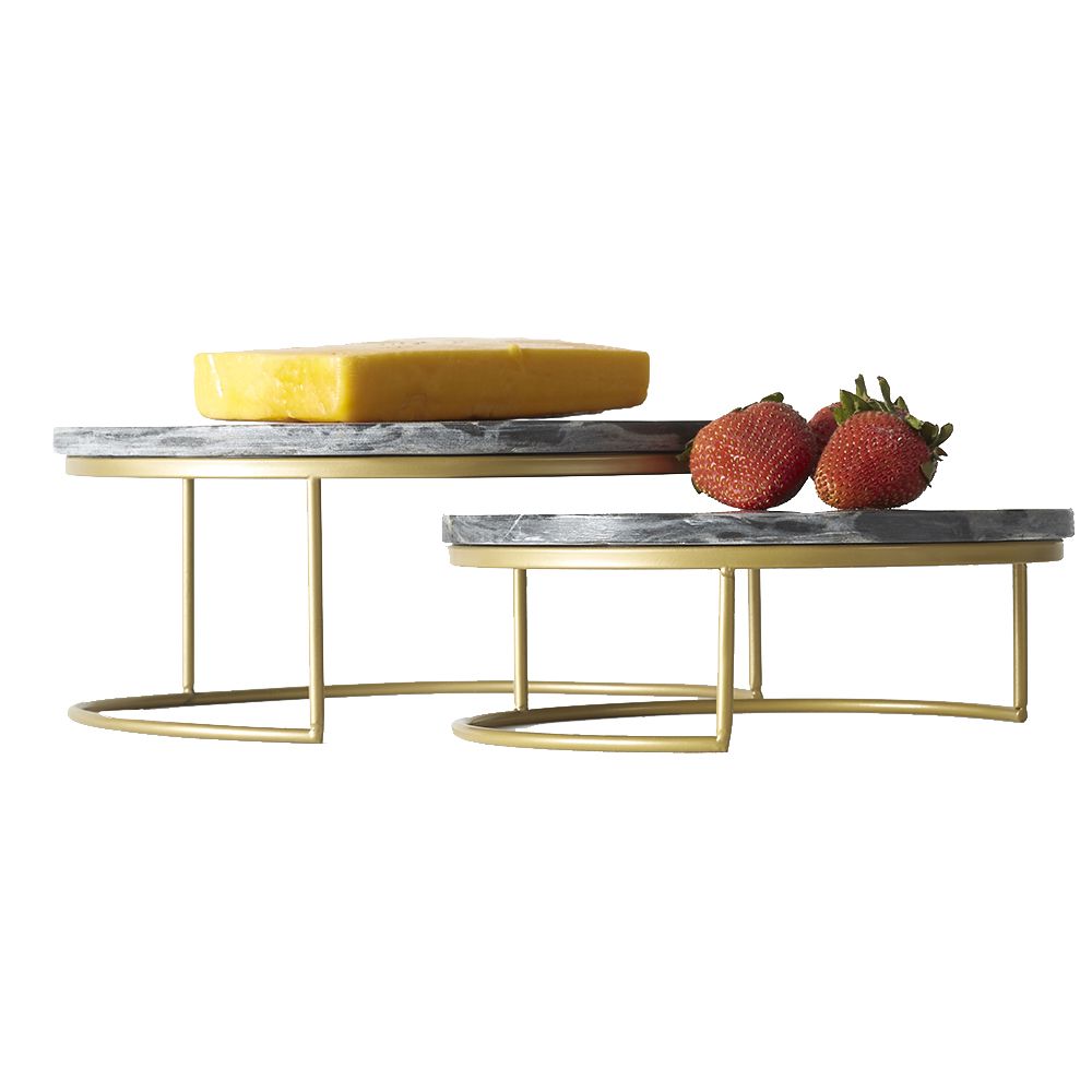 4 Bulk Sophia Grace Marble 2 Piece Table Risers, Grey