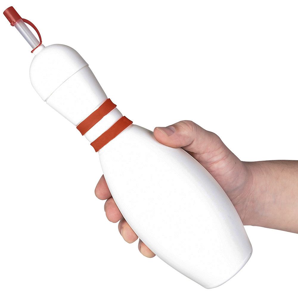 48 Bulk Plastic Bowling Pin Sipper Cup 24 oz