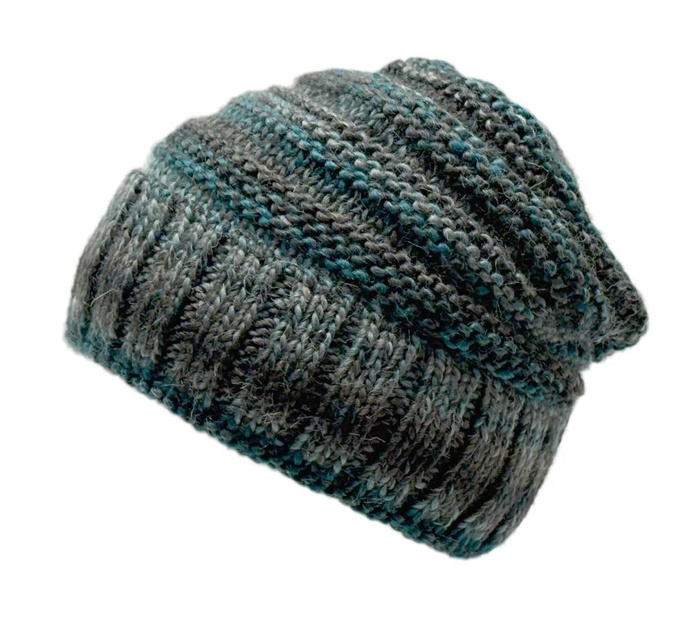 12 Bulk Multi Color Slouchy Style Knit Beanie W/velvet Fur Lining Assorted