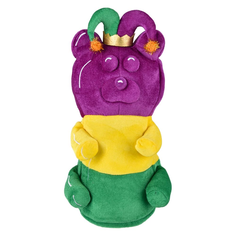 24 Bulk Mardi Gras Light Up Yummy Bear Hat