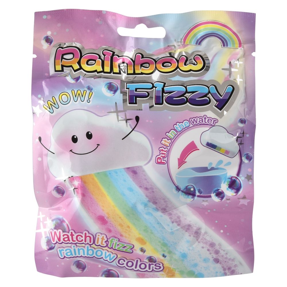 144 Bulk (t) 5.3" Rainbow Fizzy Cloud 24ct