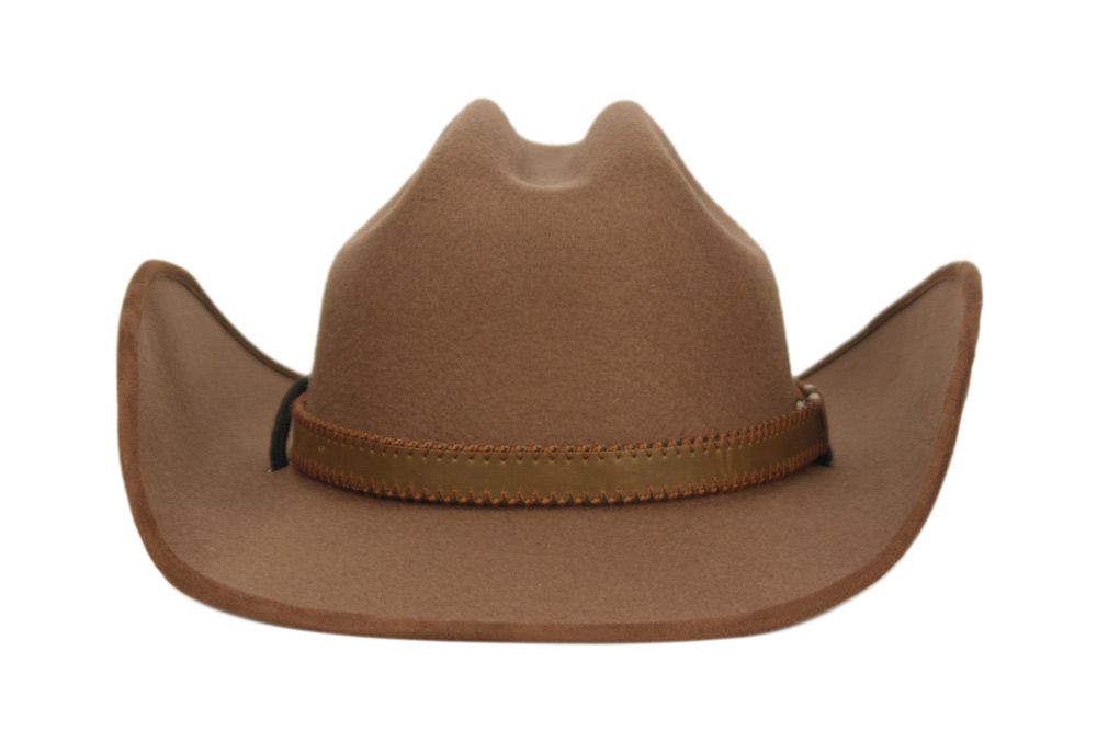 12 Bulk Poly Felt Western Cowboy Hats W/decoration Band Assorted