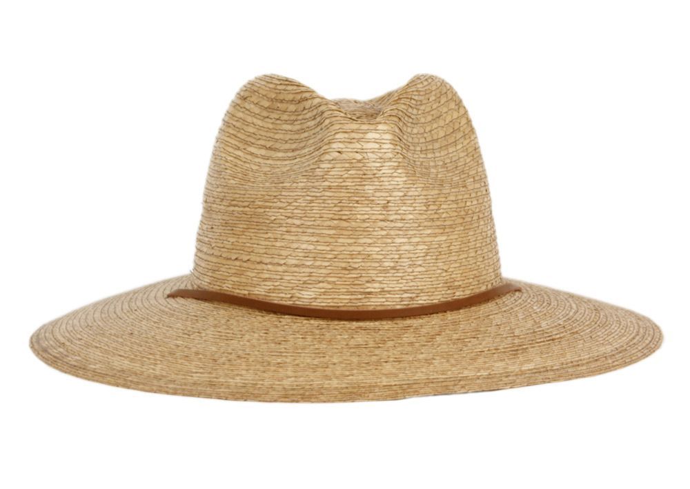 6 Bulk Straw Panama Hats With Leather Chin Cord
