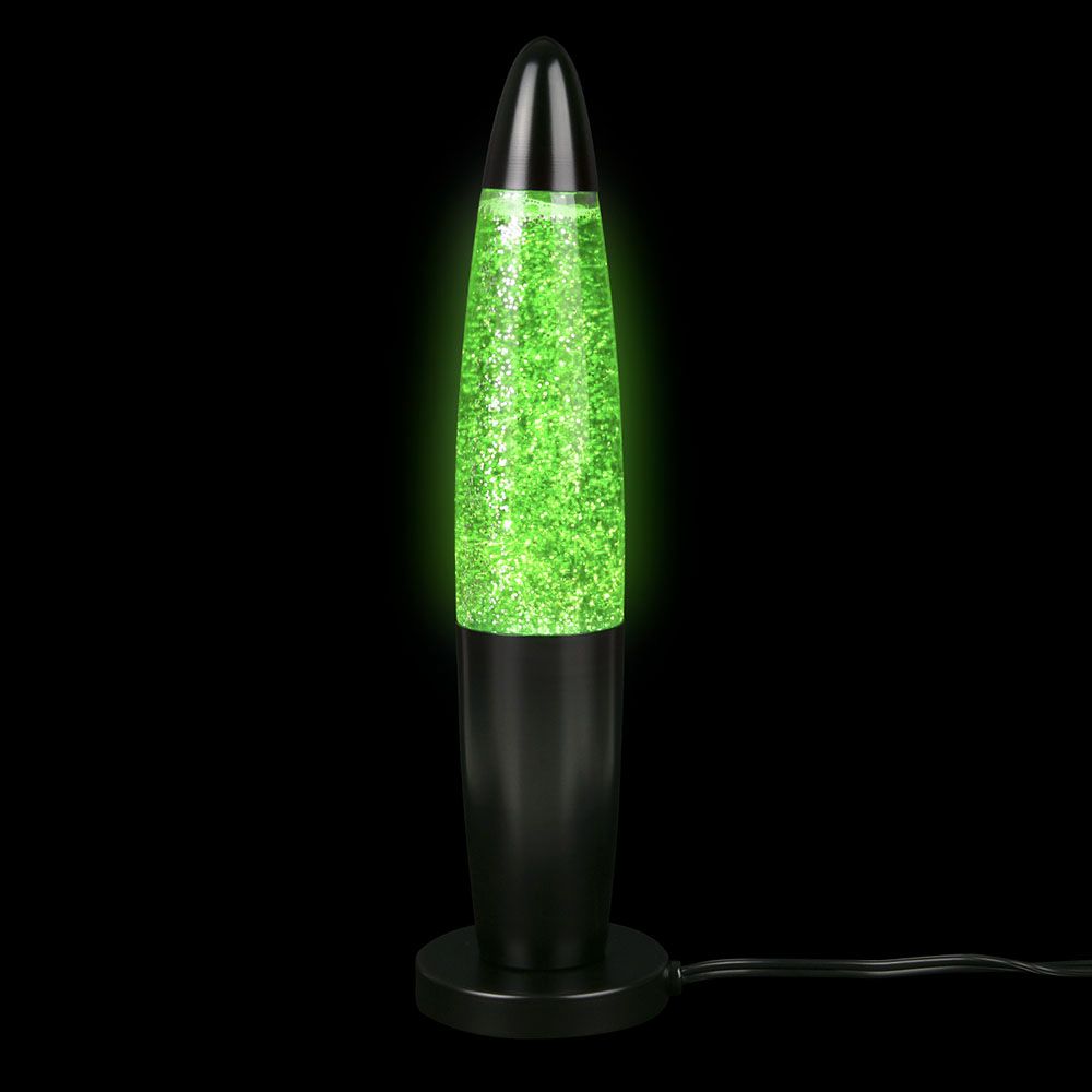 12 Bulk Mini Sparkle Lamp - 12.5" Green 12/28
