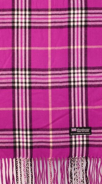 12 Bulk Plaid Soft Warm Scarf A
