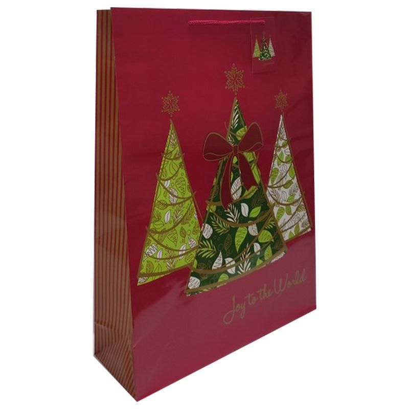 96 Bulk 2pk Jumbo Xmas Bag Glossy