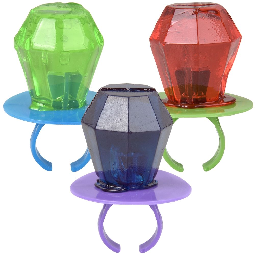12 Bulk Peg Bag Ring Pop 3 Pack 12ct