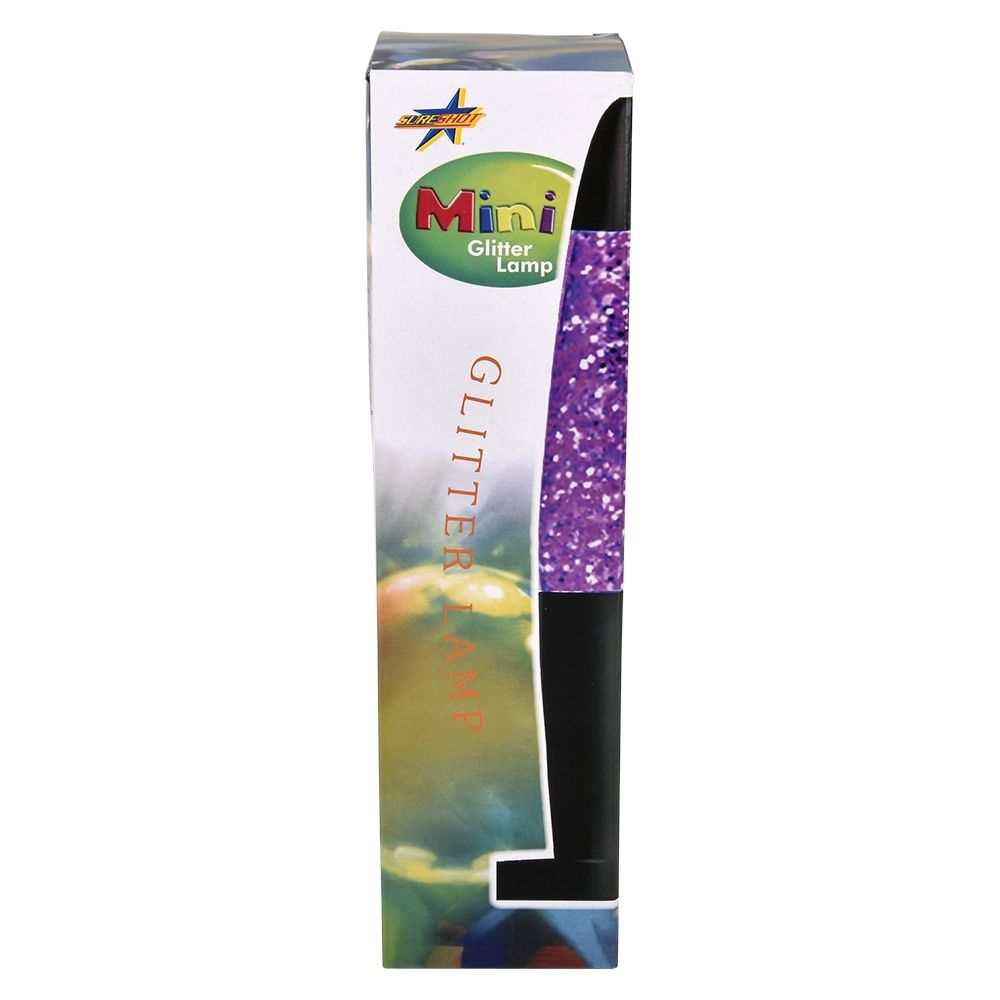 12 Bulk Mini Sparkle Lamp 12.5" - Purple 12/27