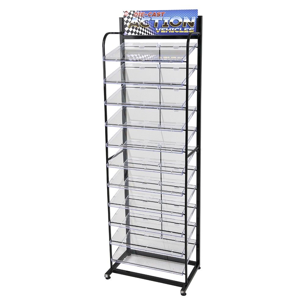 Bulk Metal Display Rack 56" For Die Cast Cars