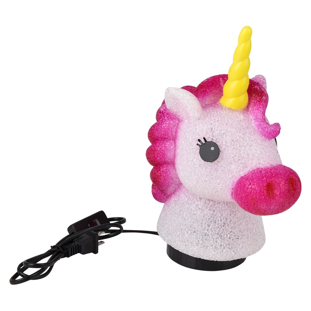 12 Bulk (t) 7.5" Sparkle Unicorn Lamp