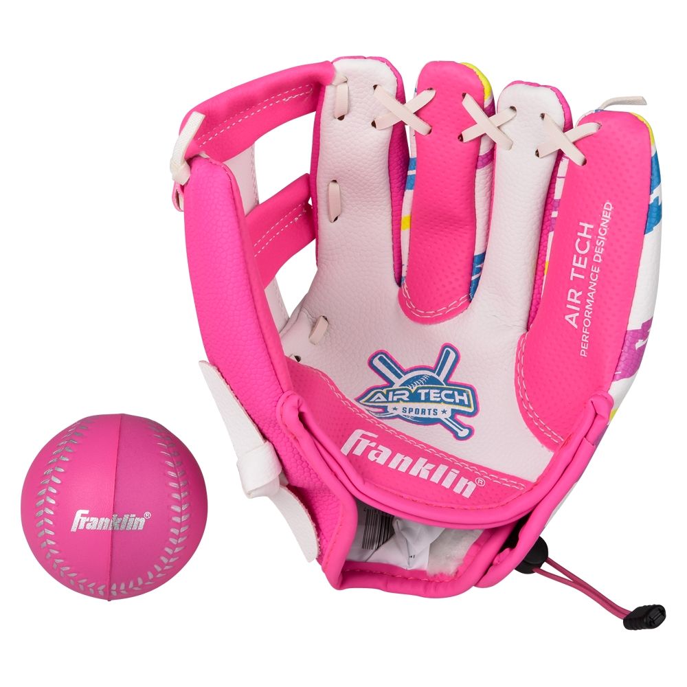 6 Bulk Franklin Air Tech Pink Baseball Glove