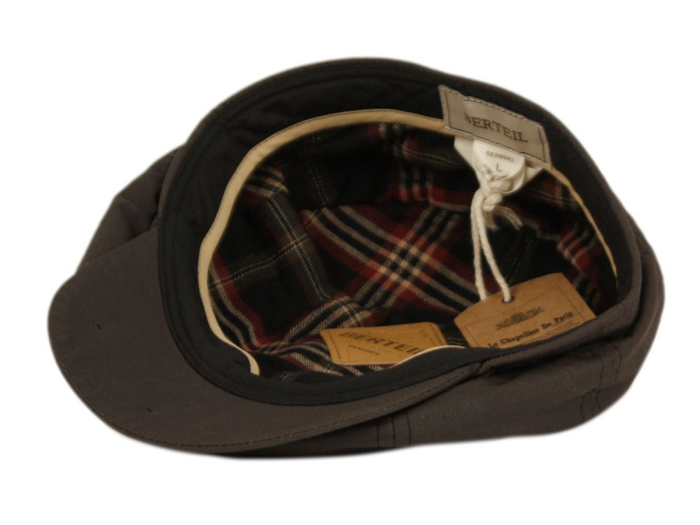 6 Bulk Berteil Oilcloth Newsboy Caps Assorted