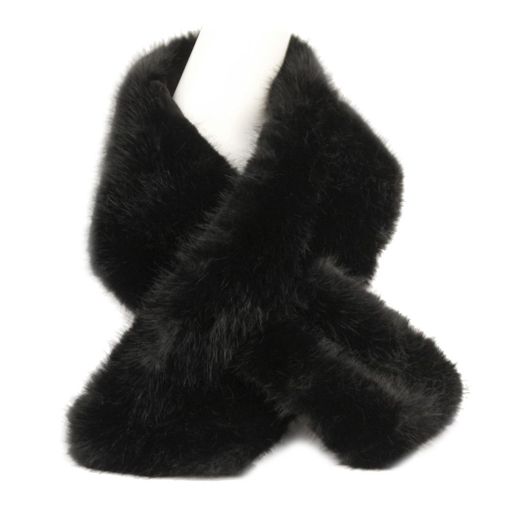 12 Bulk Winter Soft Faux Fur Scarves Assorted