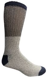 24 Bulk Yacht & Smith Men's Cotton Assorted Thermal Socks Size 10-13