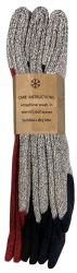 24 Bulk Yacht & Smith Men's Cotton Assorted Thermal Socks Size 10-13