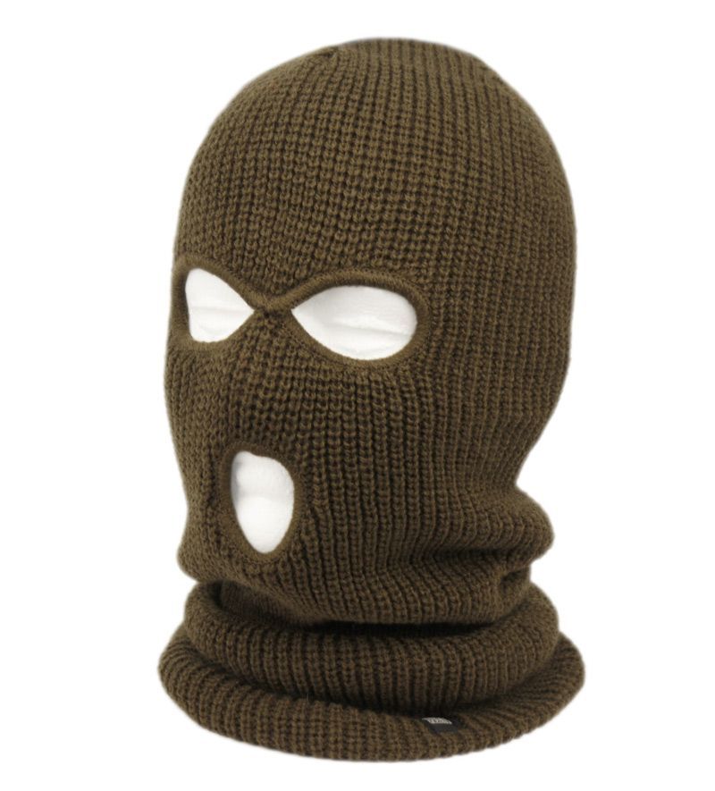 12 Bulk 3 Holes Knit Winter Sports Mask Assorted