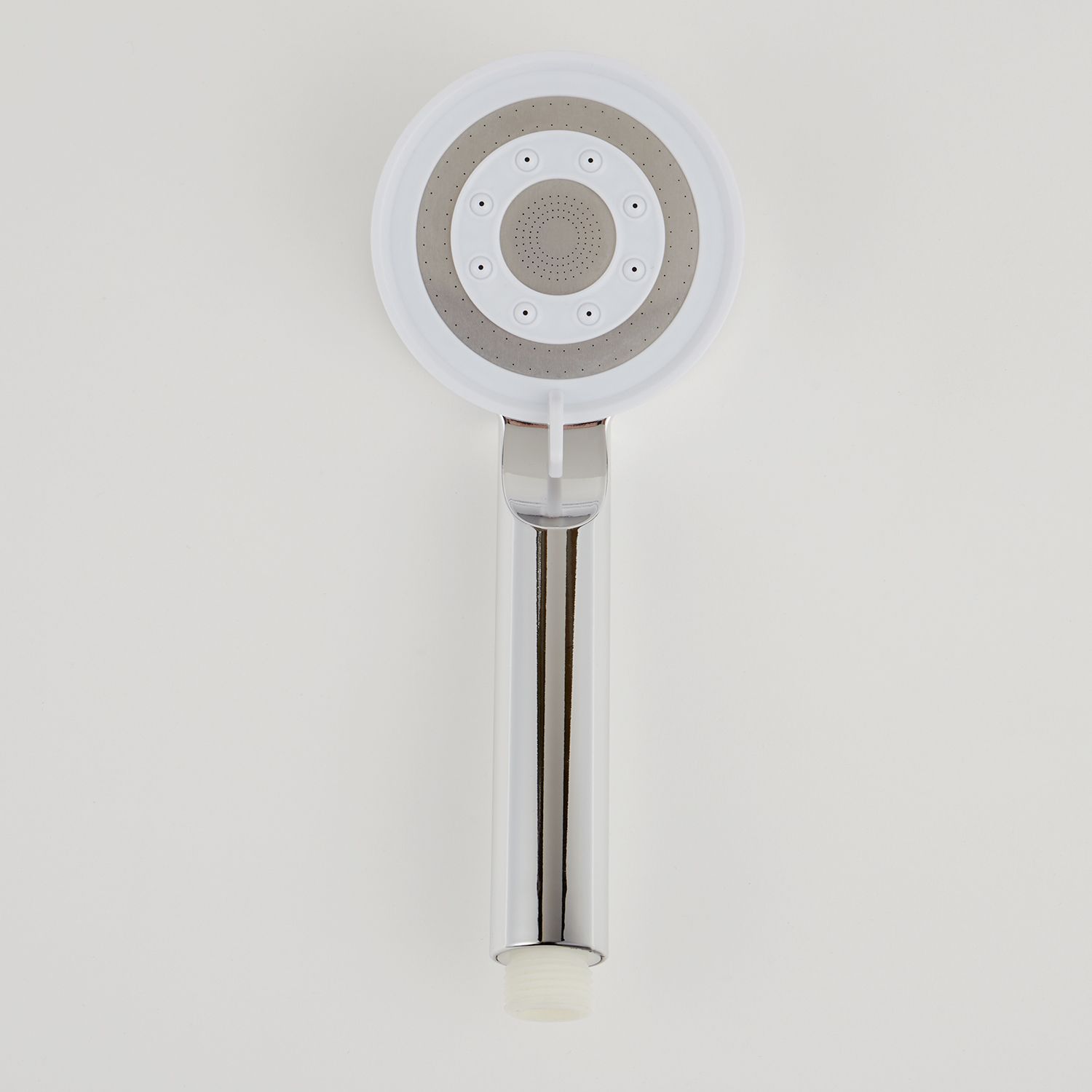 12 Bulk 3-Function Push Button Shadow Massager, Chrome