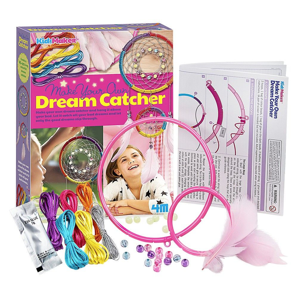 24 Bulk Kidzmaker /make Your Own Dream Catcher