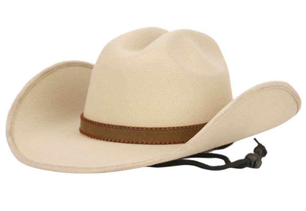 12 Bulk Poly Felt Western Cowboy Hats W/decoration Band Assorted