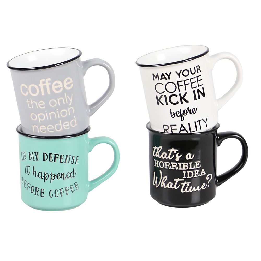 36 Bulk Java Script 17 Oz. Bone China Mug