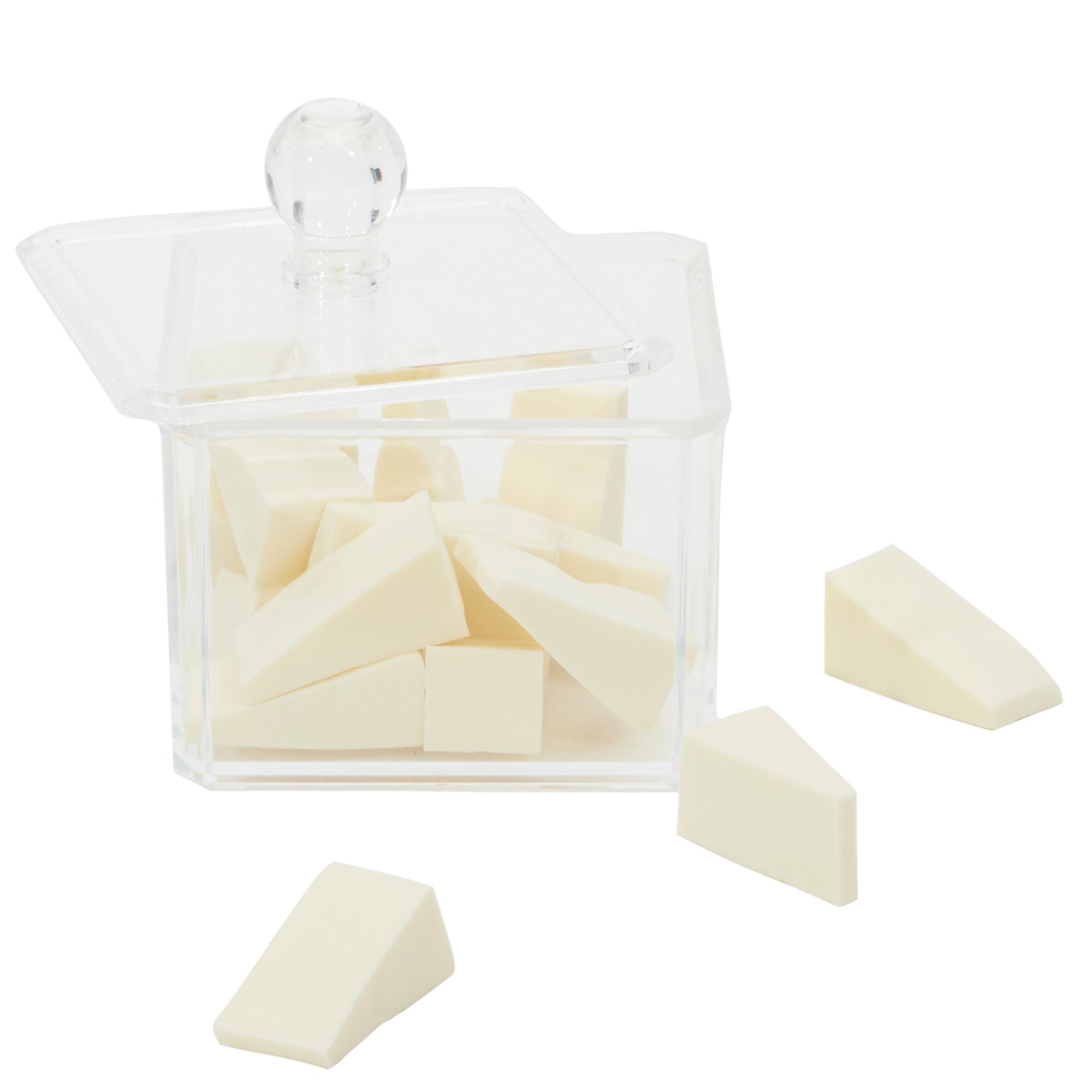 12 Bulk Makeup Sponge Holder With Sponges