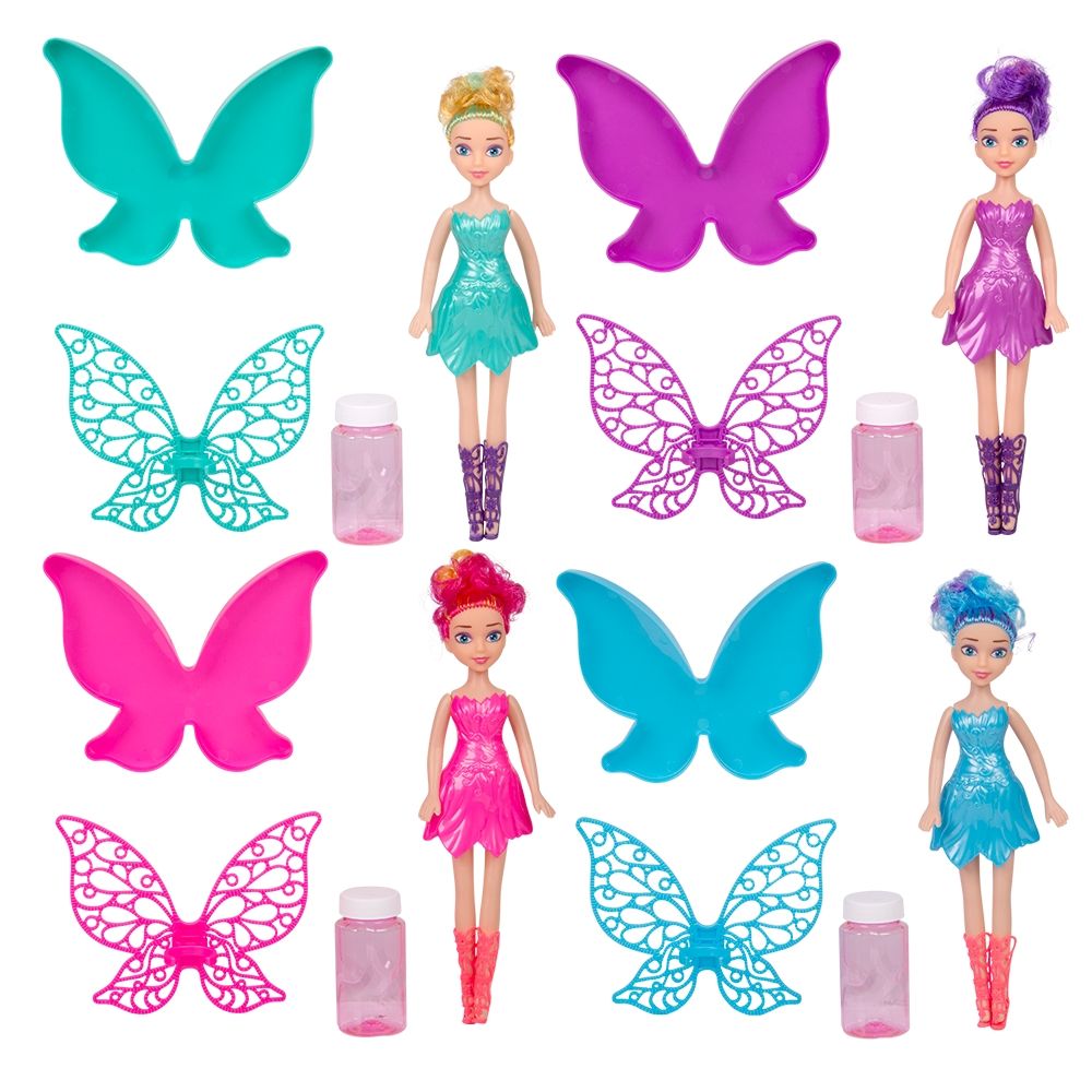 48 Bulk (t) 9.5" Fairy Bubble Doll
