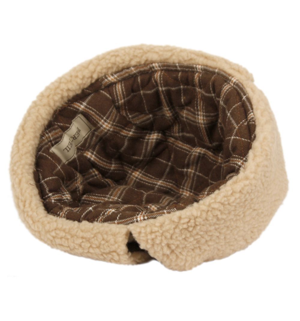 12 Bulk Wax Cotton/sherpa Fur Winter Trapper Hats