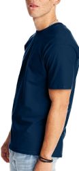 144 Bulk Mens Cotton Short Sleeve T Shirts Navy Blue Size 3xl