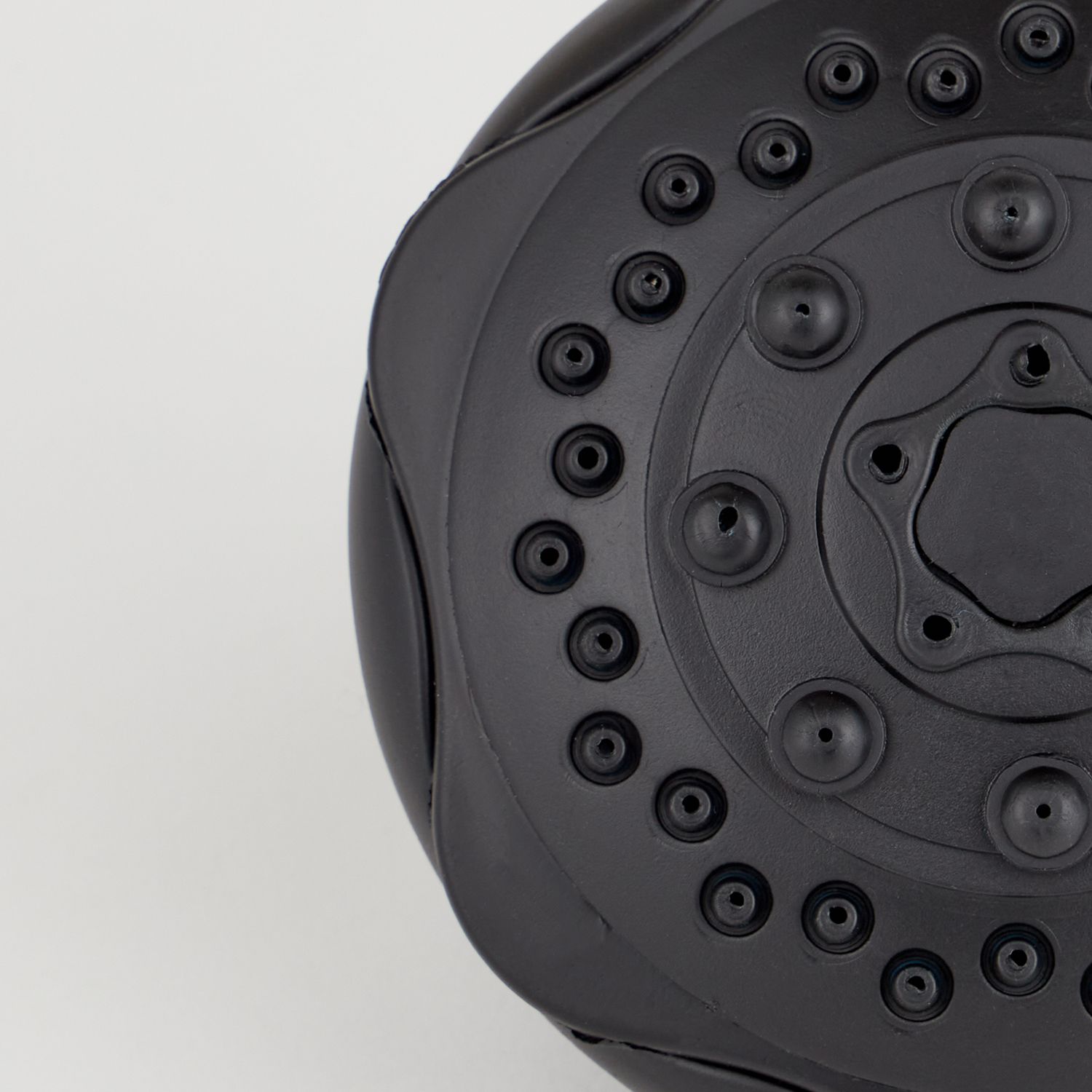 12 Bulk Fixed Shower Head With 5 Spray Modes, Matte Black