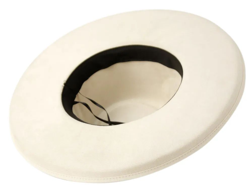 6 Bulk Wide Brim Fashion Fedora With Grosgrain Band Assorted