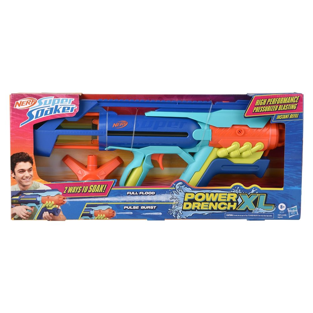 3 Bulk Hasbro Nerf Super Soaker Power Drench xl