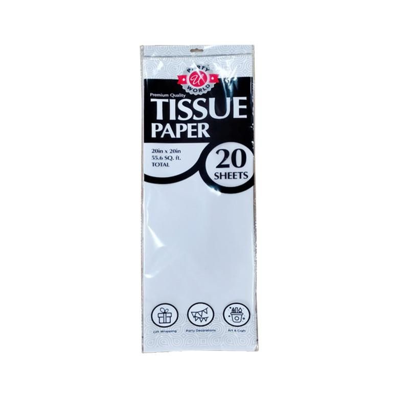 96 Bulk 20" X 20" White Tissue Paper 20ct