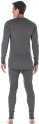 48 Bulk Yacht & Smith Mens Cotton Heavy Weight Waffle Texture Thermal Underwear Set Gray Size L