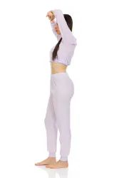 24 Bulk Yacht & Smith Womens Cotton Thermal Underwear Set Purple Size S