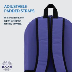 288 Bulk Yacht & Smith 17 Inch Water Resistant Backpack With Adjustable Padded Shoulder Straps