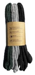 6 Bulk Yacht & Smith Women's Thermal NoN-Slip Gripper Bottom Tube Socks, Size 9-11