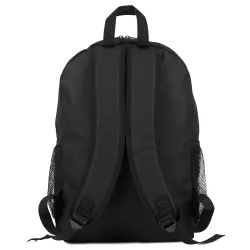 12 Bulk Yacht & Smith 17inch Water Resistant Black Backpack With Adjustable Padded Straps