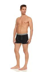 24 Bulk Yacht & Smith Mens 100% Cotton Boxer Brief Assorted Colors Size Small