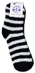 12 Bulk Yacht & Smith Men's Assorted Colored Warm & Cozy Fuzzy Socks