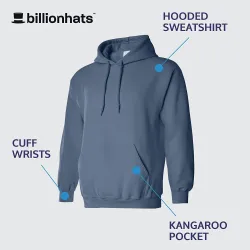 24 Bulk Unisex Irregular Cotton Hoodie Sweatshirt In Assorted Colors Large