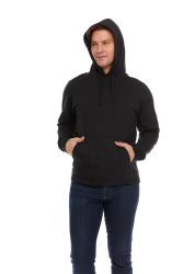 24 Bulk Unisex Irregular Cotton Hoodie Sweatshirt In Assorted Colors Large