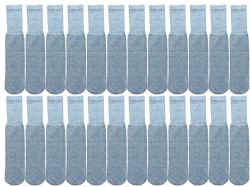 1200 Bulk Yacht & Smith 17 Inch Kids Tube Socks Size 6-8 Solid Gray